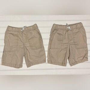 Carter’s Kid’s Boy’s Girl’s School Uniform Shorts Size 4/5 Khaki Tan 100% Cotton